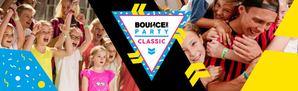 BOUNCE Classic party web banner