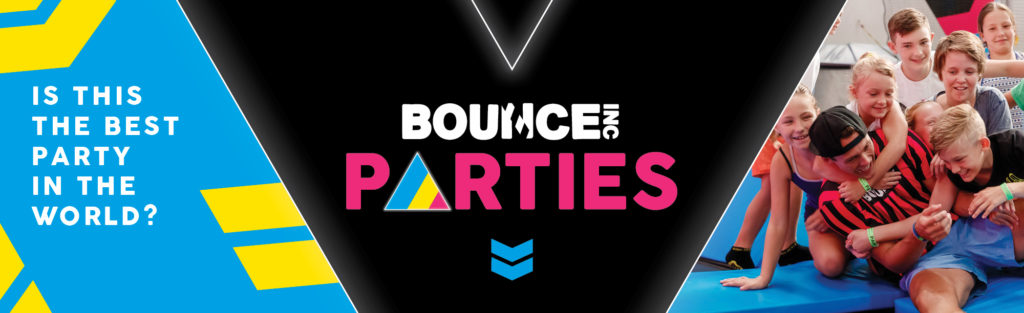BOUNCE parties landing page banner