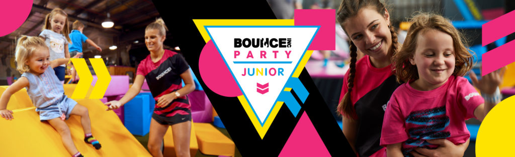 BOUNCE Junior party web banner