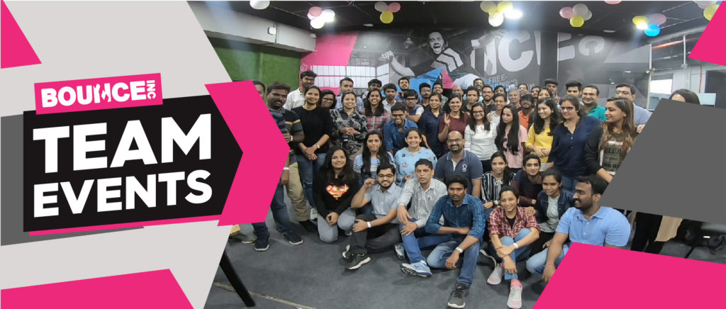 Corporate Team events at BOUNCE trampoline park