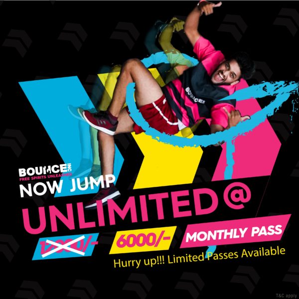 BOUNCE Monthly Unlimited Jump Pass