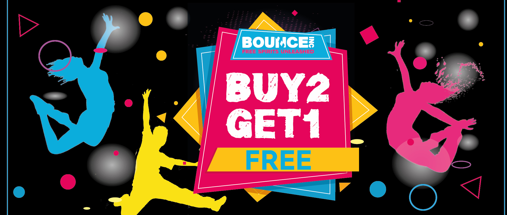Buy 2 Get 1 Free Bounce Mumbai Trampoline Park Thursday Offer