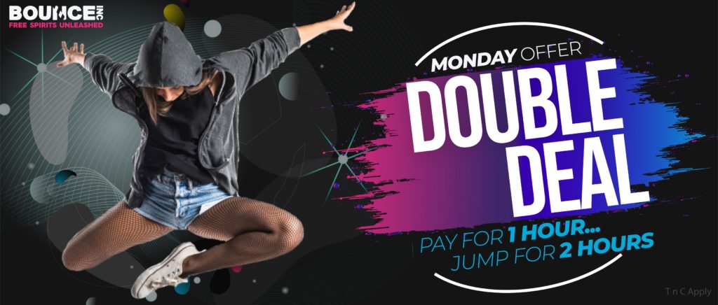 BOUNCE Monday Double Deal offer