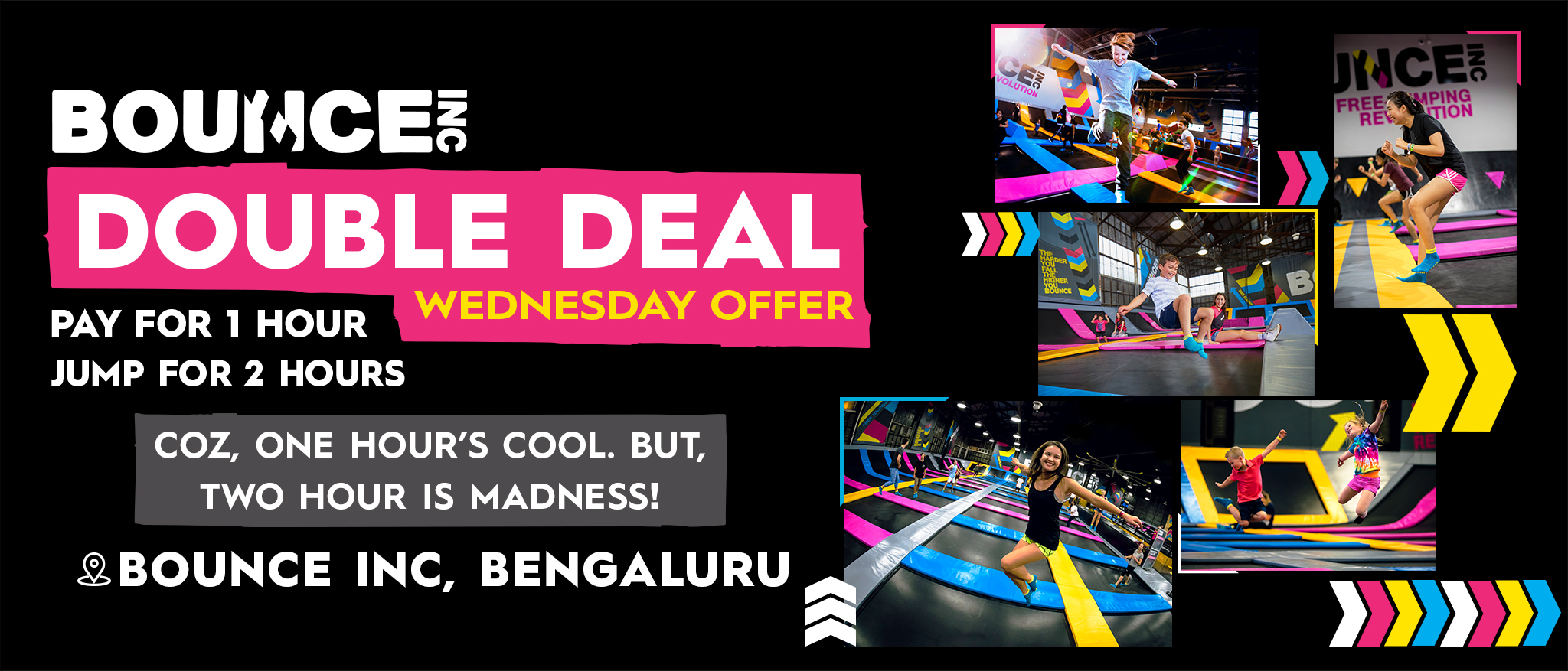 BOUNCE Wednesday Double Deal offer