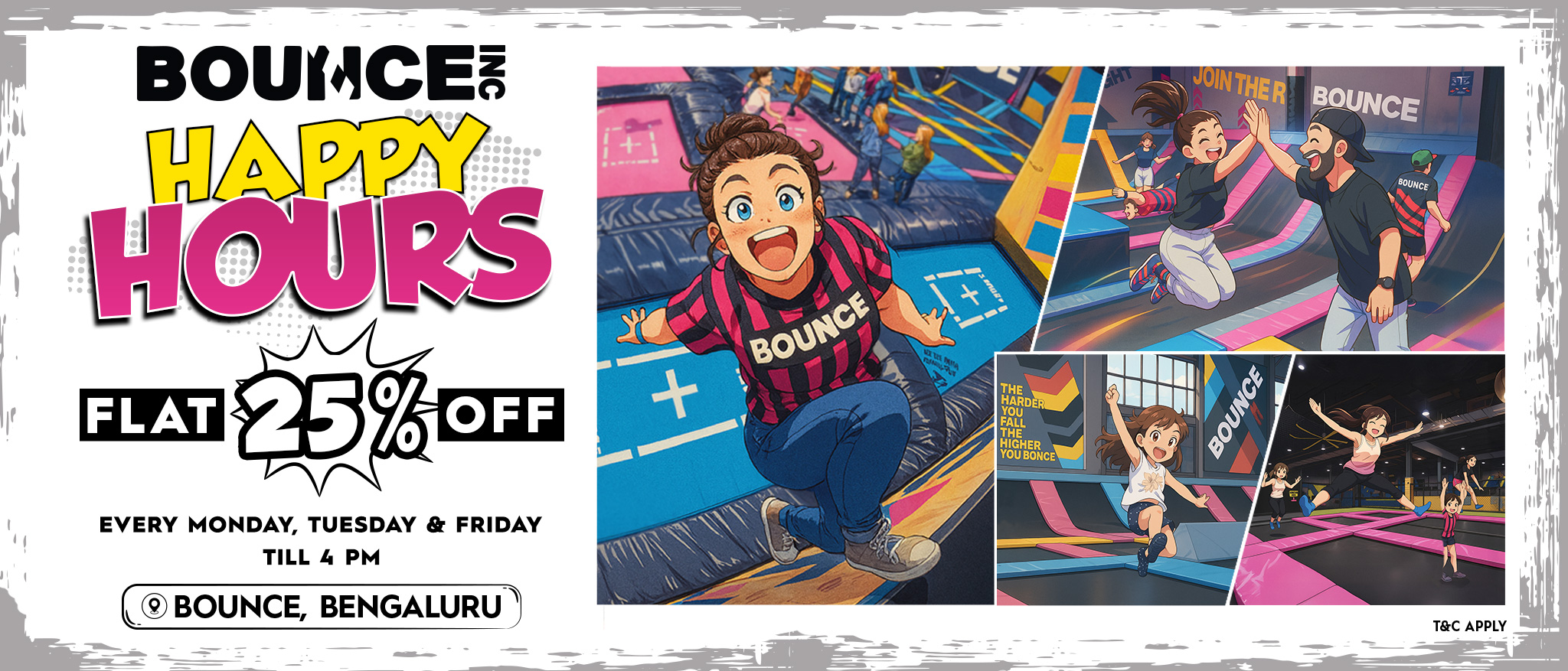 BOUNCE Bengaluru Happy Hours 