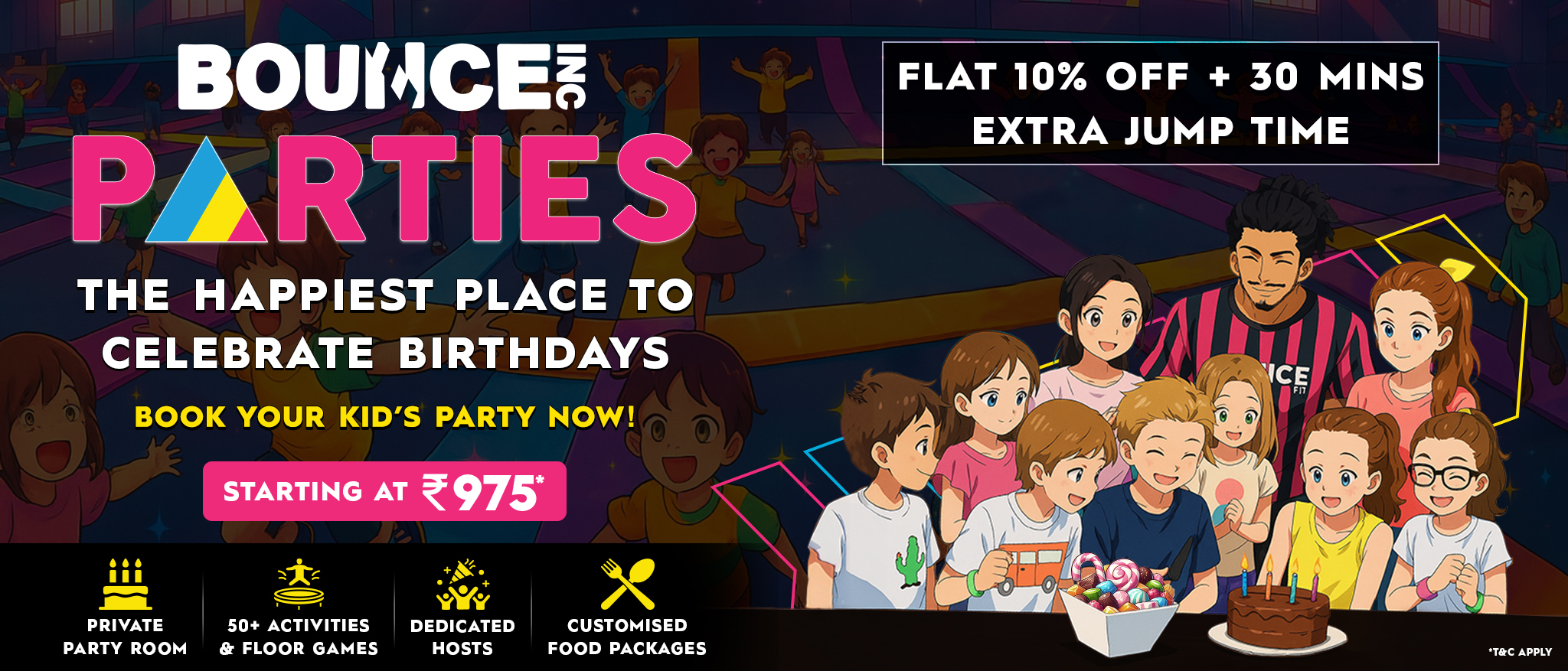BOUNCE Birthday Parties