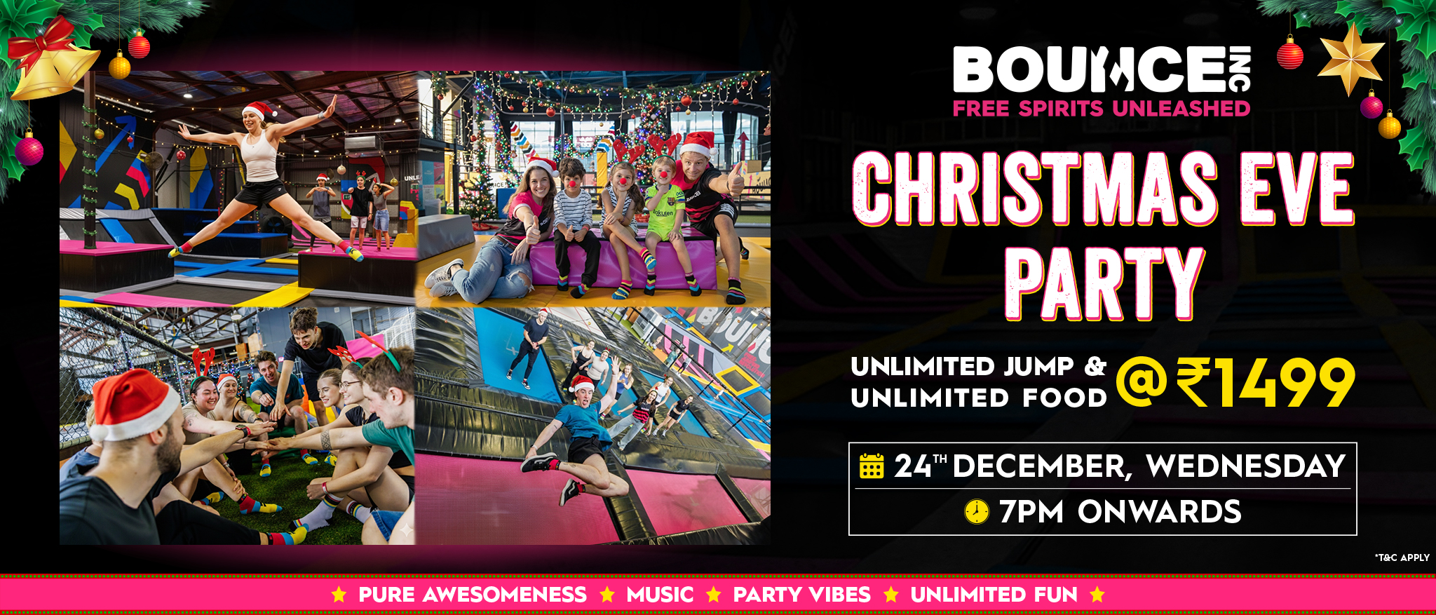 BOUNCE Christmas eve party Party