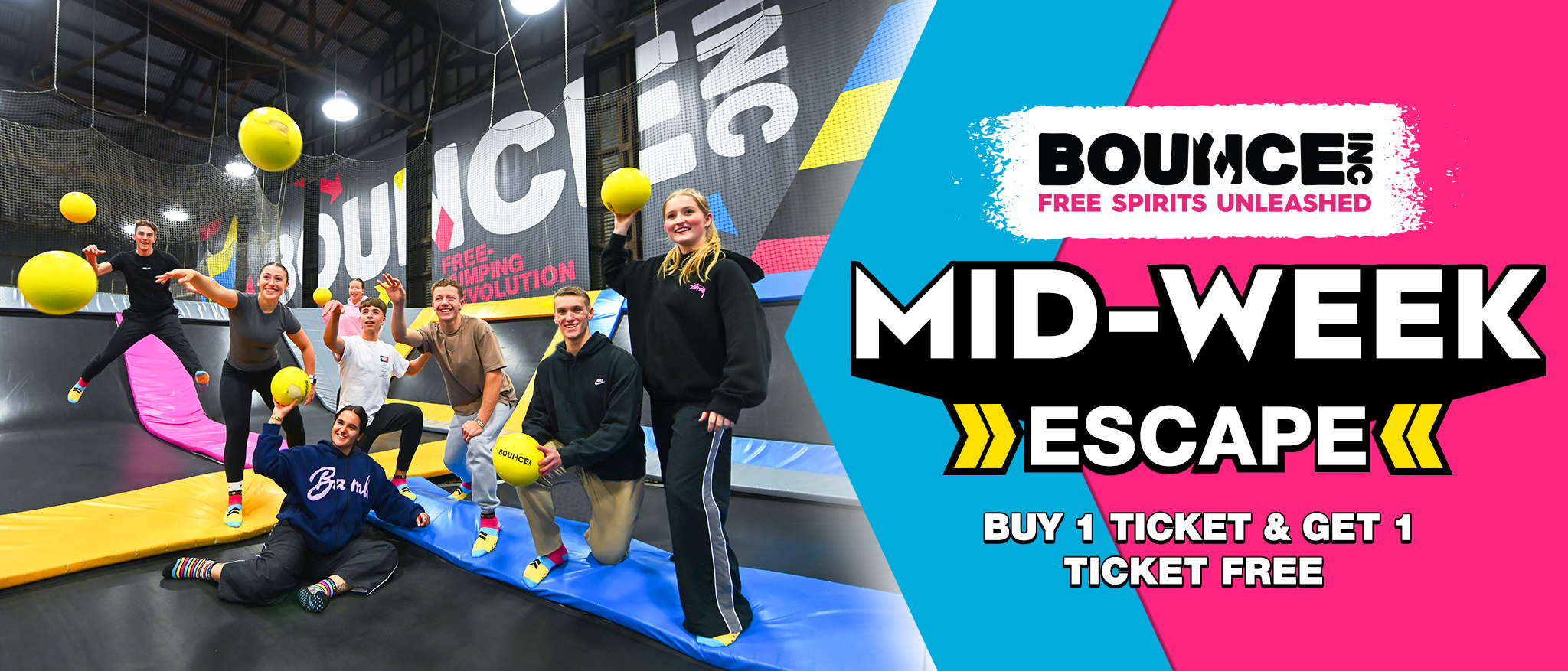 Midweek Buy 1 get 1 offer