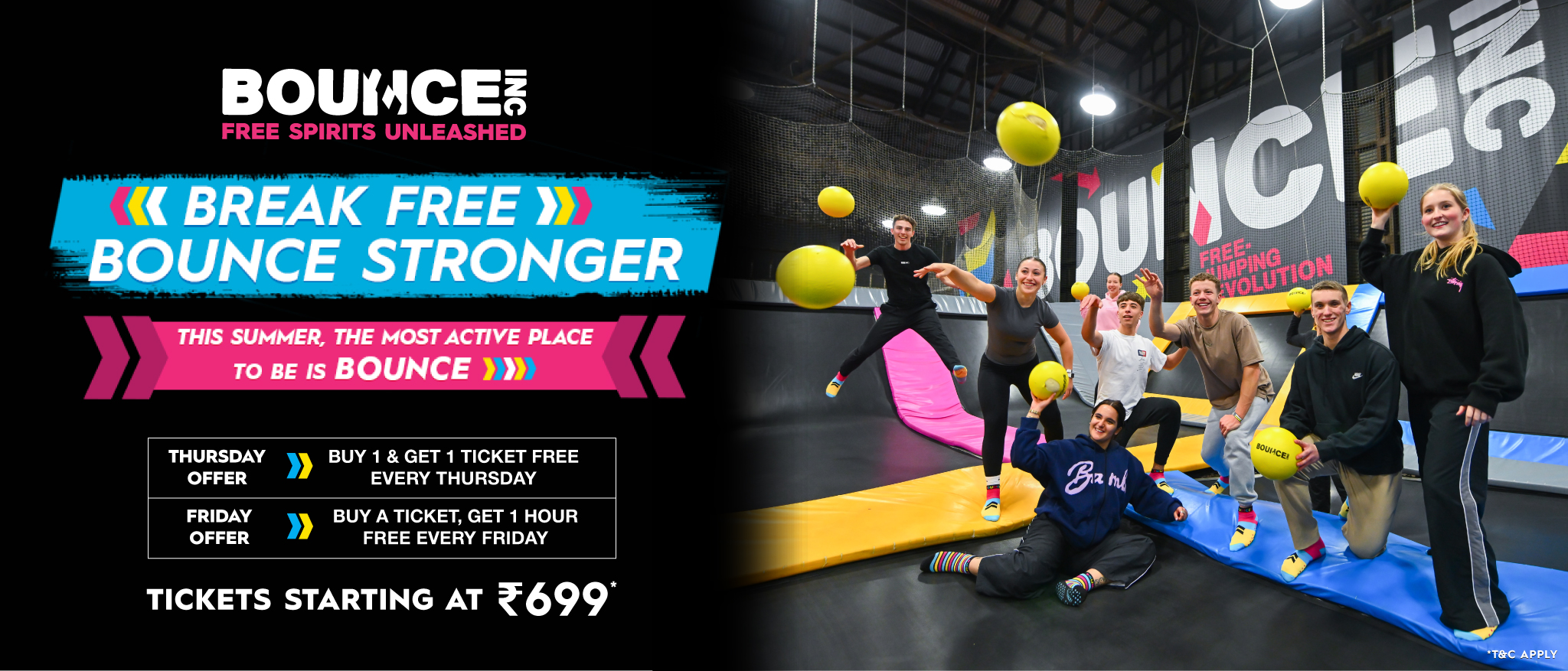 BOUNCE Gurugram Pricing