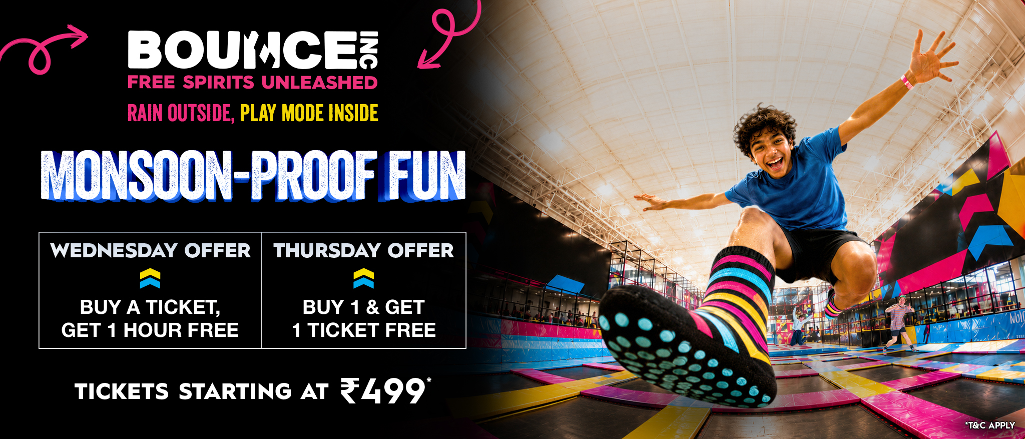 BOUNCE Ticket Pricing Bengaluru