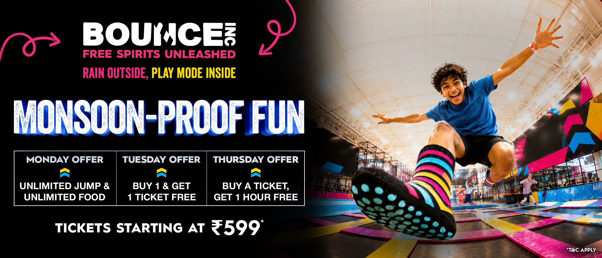 BOUNCE Tickets Mumbai