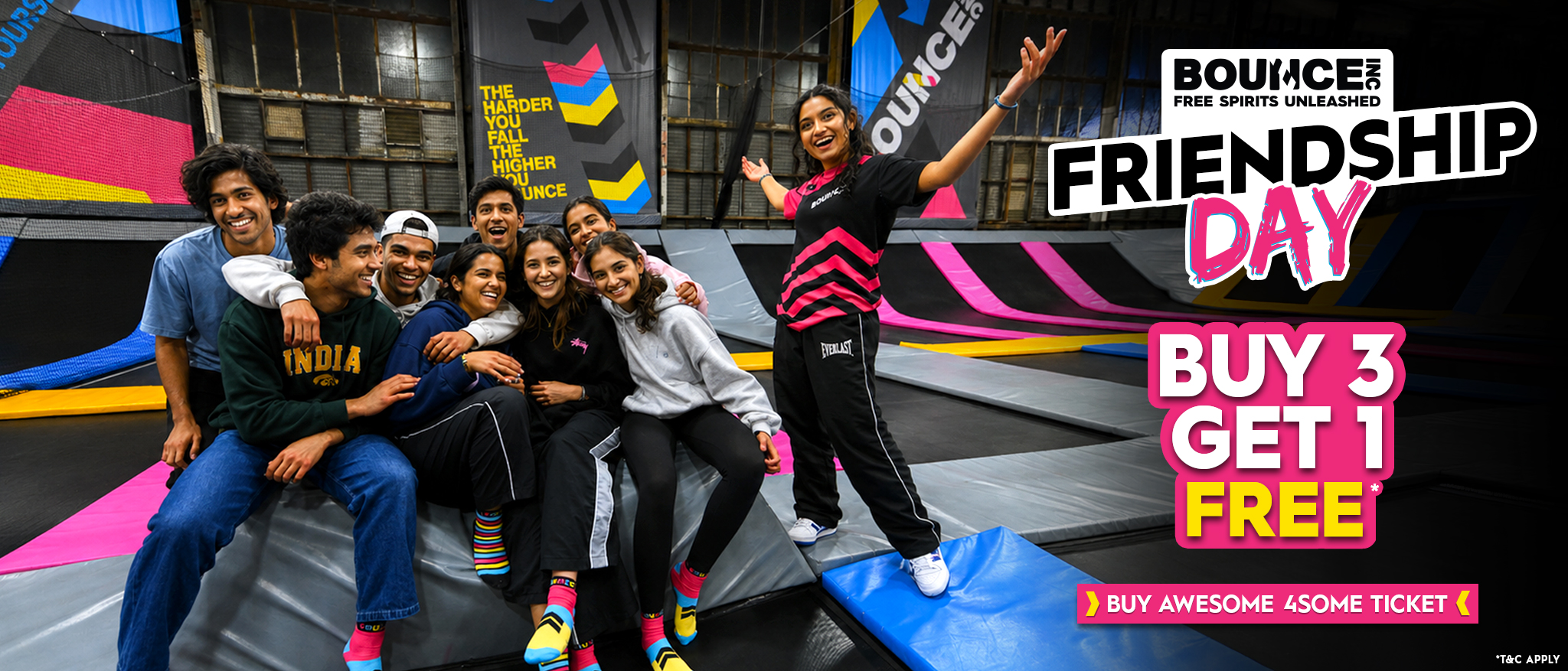 Friendship Offer at BOUNCE