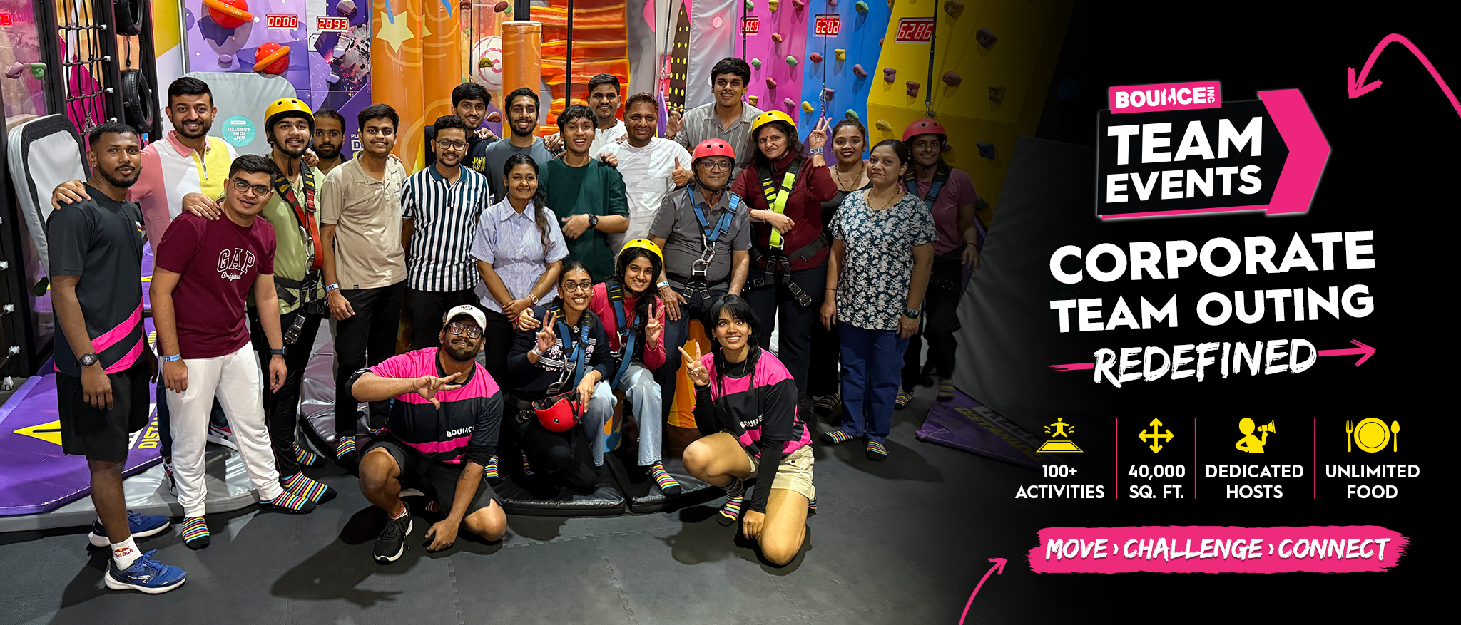 BOUNCE Corporate Team Outing, team event, Office Outing
