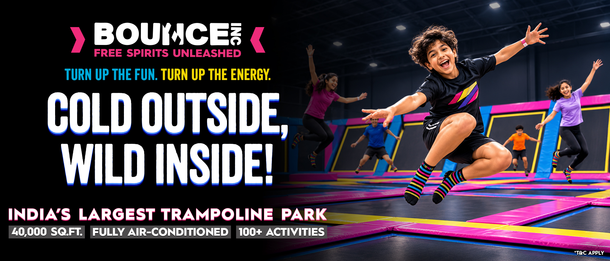 BOUNCE - India's Largest Trampoline Park